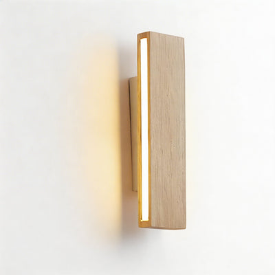 AureaLight | Adjustable Modern Minimalist Wall Sconce Lighting with Wood and Acrylic 3