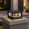 AureaLight | Modern Waterproof Solar Post Light for Outdoor Landscape Lighting in Stainless Steel