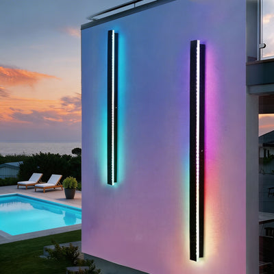 AureaLight | Sleek Dimmable Outdoor Wall Sconce in Matte Black | Waterproof Iron Design 10