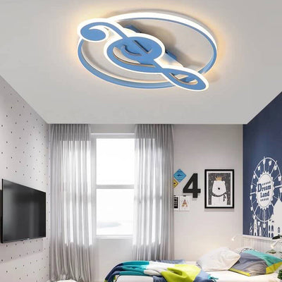 AureaLuxe | Modern Adjustable LED Flush Mount Ceiling Light 12