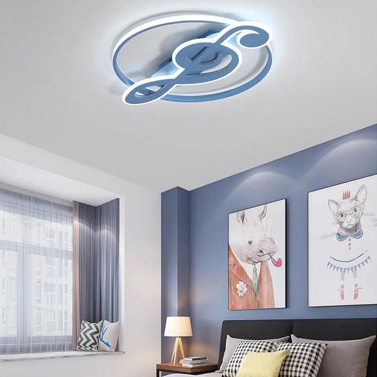 AureaLuxe | Modern Adjustable LED Flush Mount Ceiling Light 1