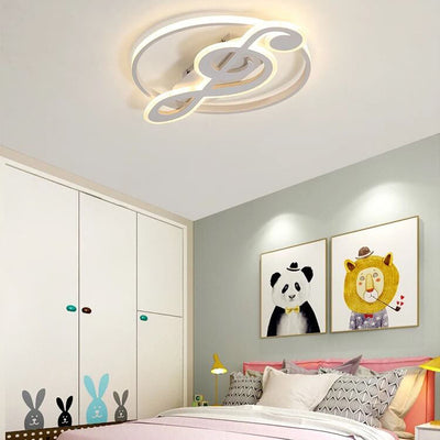 AureaLuxe | Modern Adjustable LED Flush Mount Ceiling Light 9