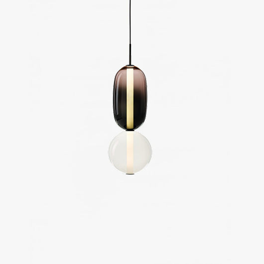 AuroraGlass | Elegant Clear Glass Pendant Light for Modern Kitchens 0