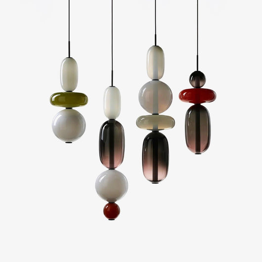 AuroraGlass | Elegant Clear Glass Pendant Light for Modern Kitchens 1