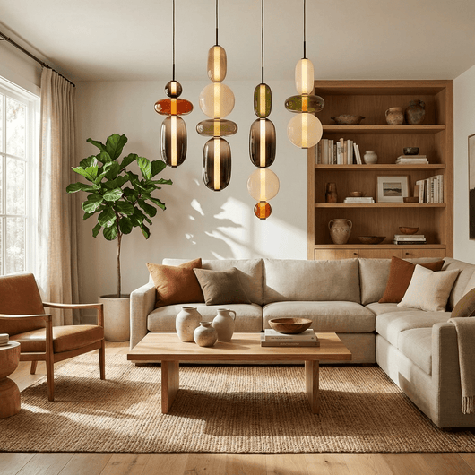 AuroraGlass | Elegant Clear Glass Pendant Light for Modern Kitchens 4