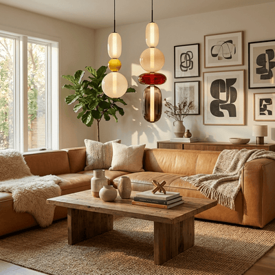 AuroraGlass | Elegant Clear Glass Pendant Light for Modern Kitchens 6