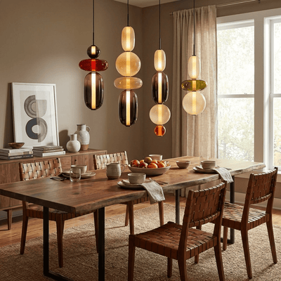 AuroraGlass | Elegant Clear Glass Pendant Light for Modern Kitchens 7