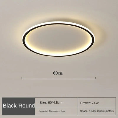 AuroraGlobe | Elegant Modern Round Flush Mount Ceiling Light 14