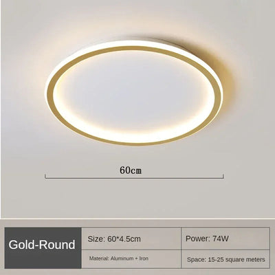 AuroraGlobe | Elegant Modern Round Flush Mount Ceiling Light 15