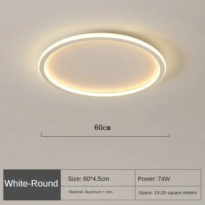 AuroraGlobe | Elegant Modern Round Flush Mount Ceiling Light 16