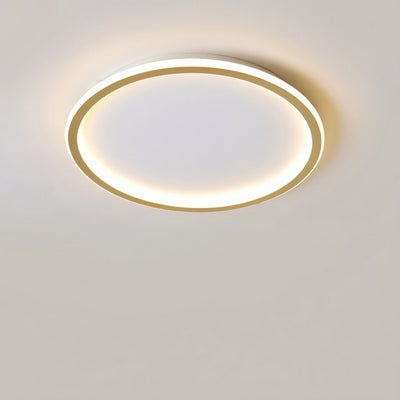 AuroraGlobe | Elegant Modern Round Flush Mount Ceiling Light 23