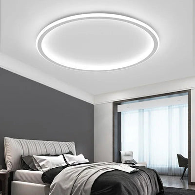 AuroraGlobe | Elegant Modern Round Flush Mount Ceiling Light 4