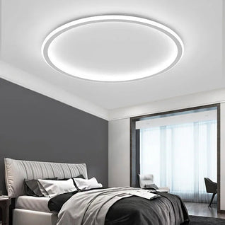 AuroraGlobe | Elegant Modern Round Flush Mount Ceiling Light
