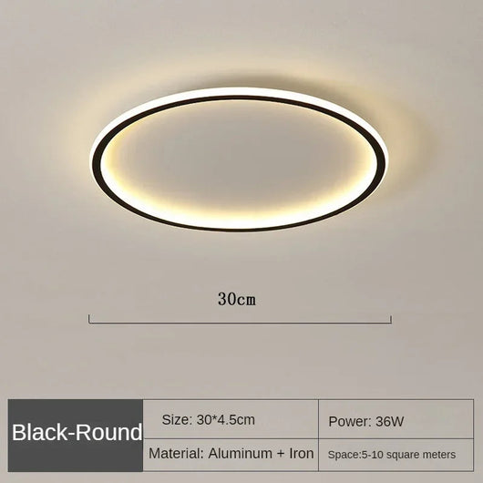 AuroraGlobe | Elegant Modern Round Flush Mount Ceiling Light 8