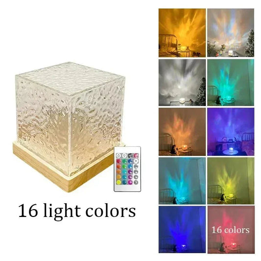 AuroraWave | Tranquil Colorful LED Night Light Projector 0