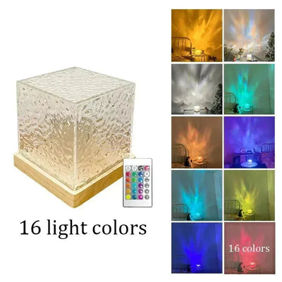 AuroraWave | Tranquil Colorful LED Night Light Projector 0
