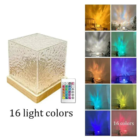 AuroraWave | Tranquil Colorful LED Night Light Projector 0