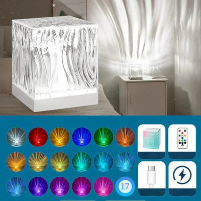 AuroraWave | Tranquil Colorful LED Night Light Projector 6