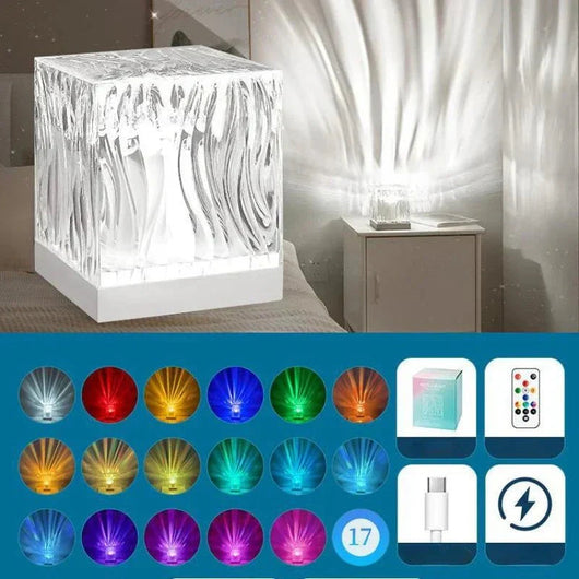 AuroraWave | Tranquil Colorful LED Night Light Projector 6