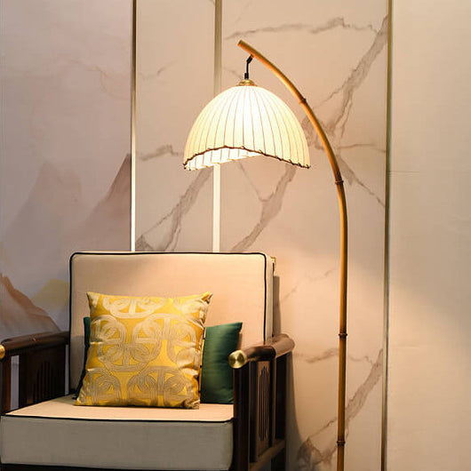 BambooAura | Elegant Modern Floor Lamp for Living Room and Stylish Interiors 2
