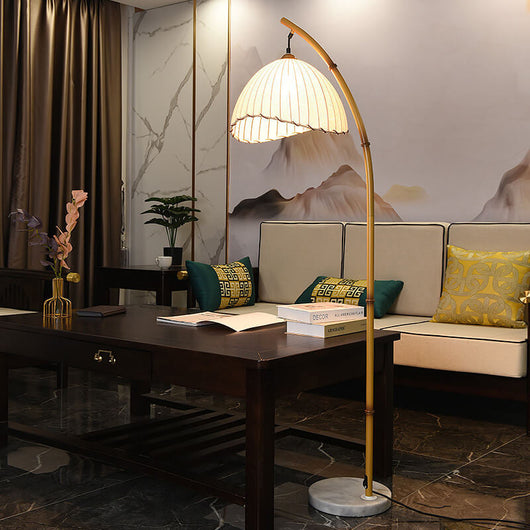 BambooAura | Elegant Modern Floor Lamp for Living Room and Stylish Interiors 9