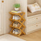 Bamboo Shoe Rack Organizer | Space-Saving Tiered Design for Closet and Entryway