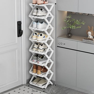 Bamboo Shoe Rack Organizer | Space-Saving Tiered Design for Closet and Entryway 13
