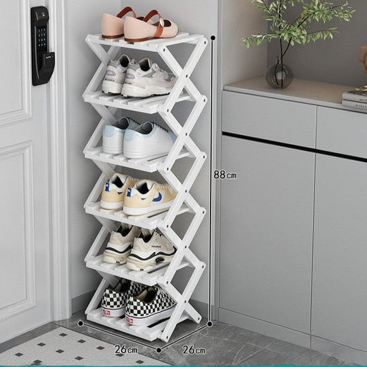 Bamboo Shoe Rack Organizer | Space-Saving Tiered Design for Closet and Entryway 15