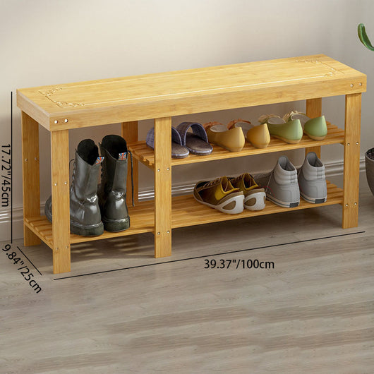 Bamboo Shoe Rack | 2-Tier Design for Efficient Shoe Storage | Entryway Organization 10