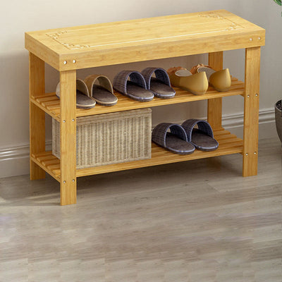 Bamboo Shoe Rack | 2-Tier Design for Efficient Shoe Storage | Entryway Organization 12