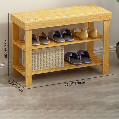 Bamboo Shoe Rack | 2-Tier Design for Efficient Shoe Storage | Entryway Organization 6
