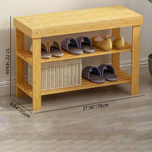 Bamboo Shoe Rack | 2-Tier Design for Efficient Shoe Storage | Entryway Organization 6
