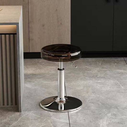 Bar Stool | Acrylic & Carbon Steel | Height Adjustable | Modern Dining Room Seating 10
