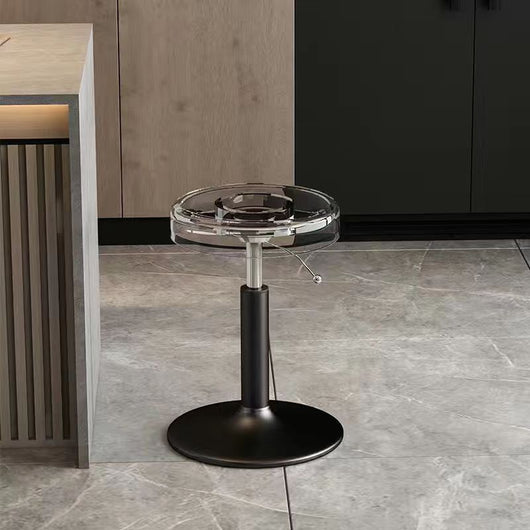 Bar Stool | Acrylic & Carbon Steel | Height Adjustable | Modern Dining Room Seating 18
