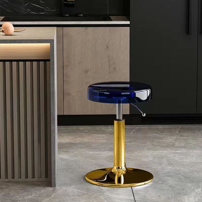 Bar Stool | Acrylic & Carbon Steel | Height Adjustable | Modern Dining Room Seating 19