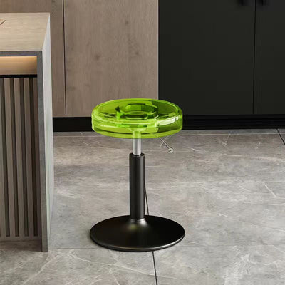 Bar Stool | Acrylic & Carbon Steel | Height Adjustable | Modern Dining Room Seating 20