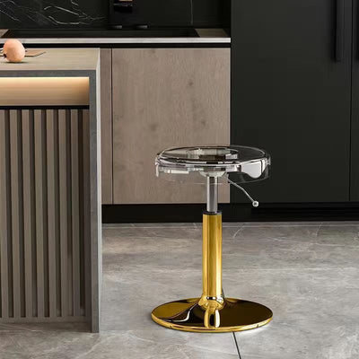 Bar Stool | Acrylic & Carbon Steel | Height Adjustable | Modern Dining Room Seating 2
