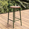 Bar Stool | Carbon Steel Frame | Solid Wood Seat | Outdoor & Indoor Use