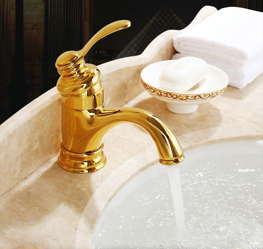 Bathroom Faucet Mixer Tap | Antique Brass, Leak-Proof Design | Elegant Upgrade for Modern Bathrooms 4