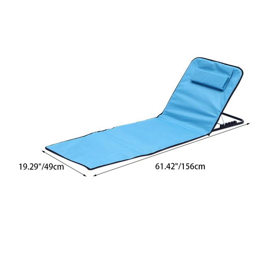 Beach Chair | Durable Oxford Fabric, Adjustable Backrest | Perfect for Outdoor Relaxation 3
