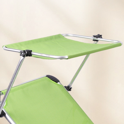 Beach Lounge Chair | Lightweight Aluminum Frame, Adjustable Backrest, Built-in Sunshade | Outdoor Relaxation 5