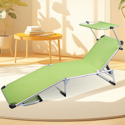 Beach Lounge Chair | Lightweight Aluminum Frame, Adjustable Backrest, Built-in Sunshade | Outdoor Relaxation 8