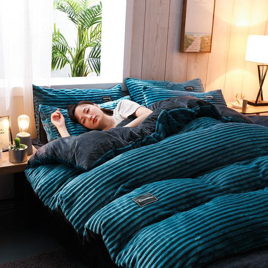 Bedding Set | Thickened Corduroy Velvet | Cozy Warmth & Modern Design | Bedroom Essentials 25