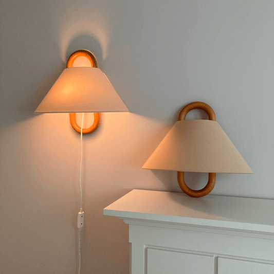 Beechwood Elegance | Modern Solid Wood Wall Sconce Lamp for Elegant Spaces 1