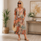 Bella | Women's Dress Floral Midi Lightweight Breathable Summer
