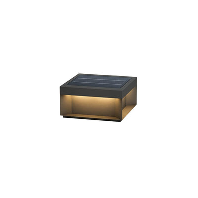 Black Box | Stylish Waterproof Solar Outdoor Post Light with Remote Control 12