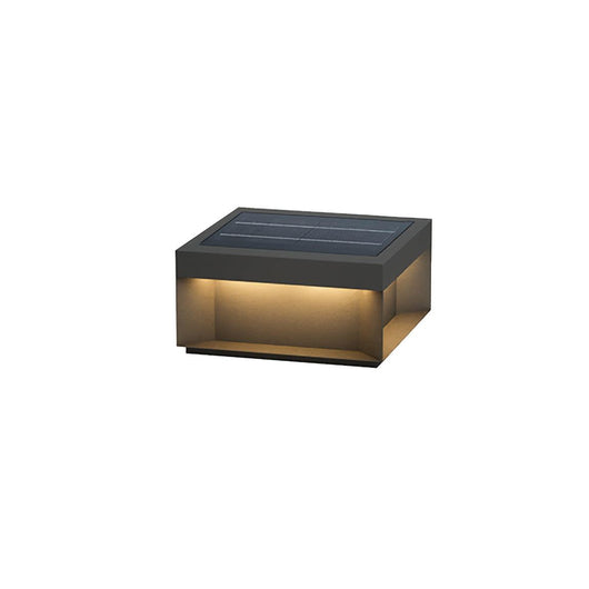 Black Box | Stylish Waterproof Solar Outdoor Post Light with Remote Control 13