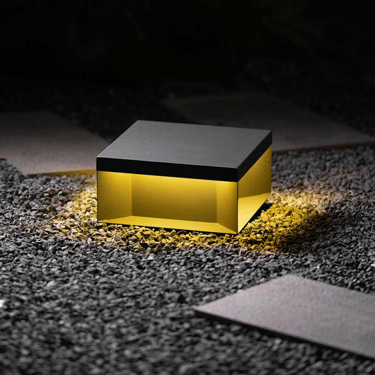 Black Box | Stylish Waterproof Solar Outdoor Post Light with Remote Control 3