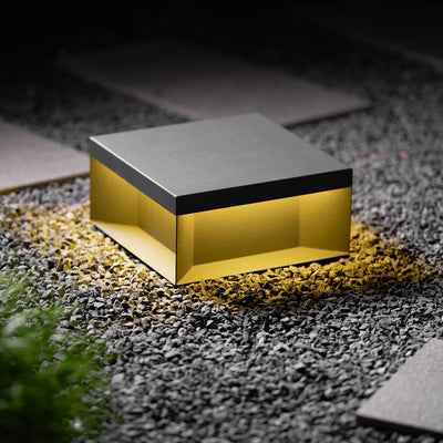 Black Box | Stylish Waterproof Solar Outdoor Post Light with Remote Control 4