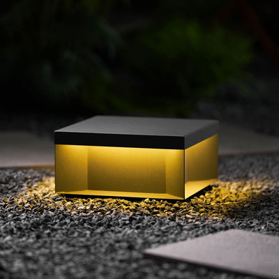 Black Box | Stylish Waterproof Solar Outdoor Post Light with Remote Control 5